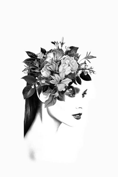 Floral I by Tatiana Amrein framed canvas print