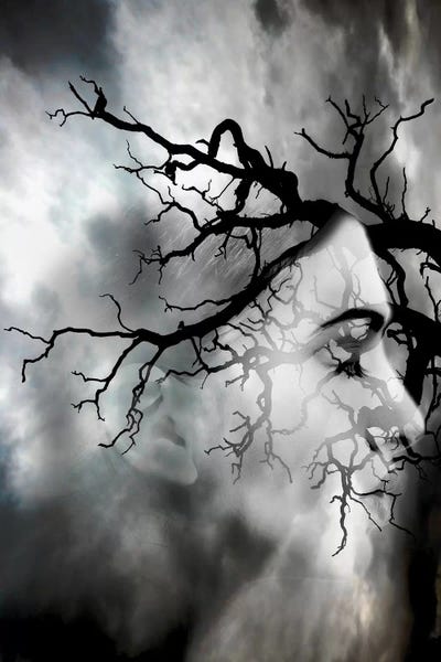 Double Exposure Photography: Bad Weather by Tatiana Amrein