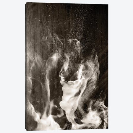 White Smoke Art Textured Background Canvas Print #AMR122} by Tatiana Amrein Canvas Art