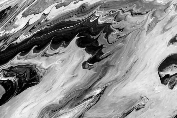 Tatiana Amrein: Black And White Art Textured Background II by Tatiana Amrein