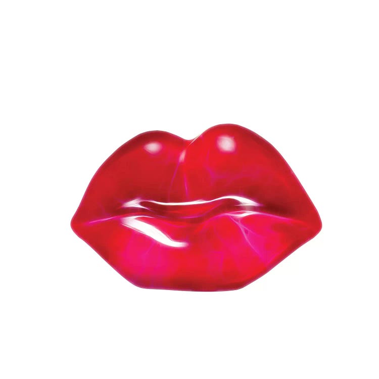 Neon Red Lips by Tatiana Amrein wall art