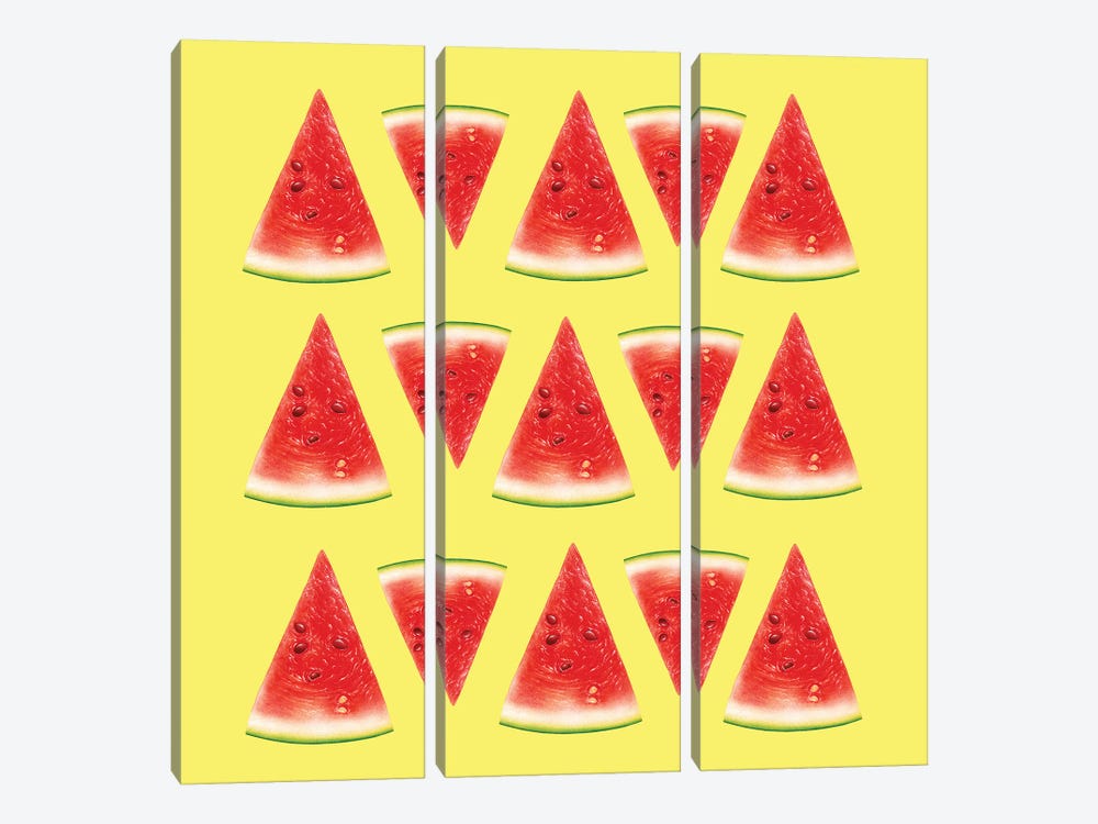 Melon Slices II by Tatiana Amrein 3-piece Art Print