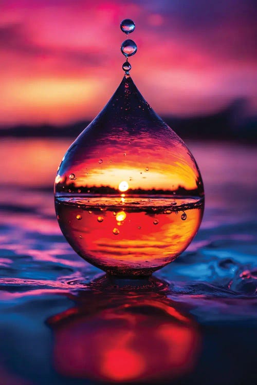 Water Drop by Tatiana Amrein wall art