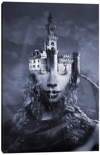 Darkness Canvas Art Print - Double Exposure Photography