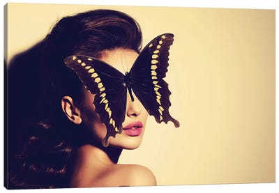 Fly With Me Canvas Art Print - Multimedia Portraits