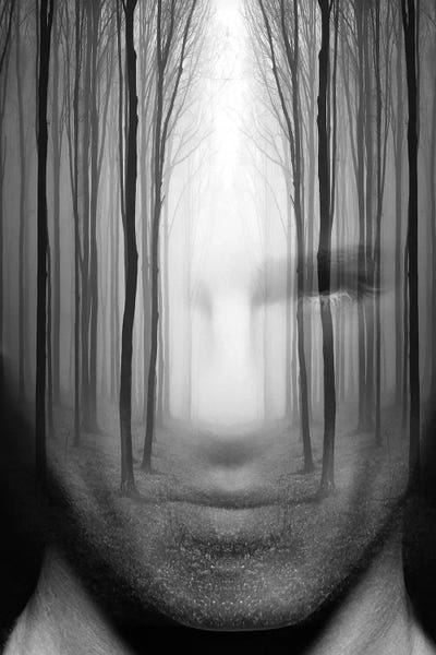 Double Exposure Photography: Forest Man by Tatiana Amrein