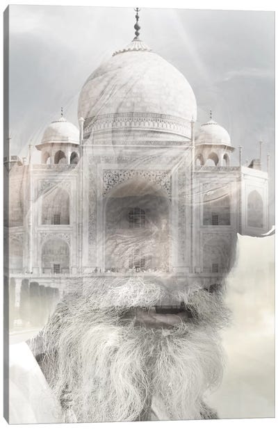 Indian Wisdom Canvas Art Print - Taj Mahal