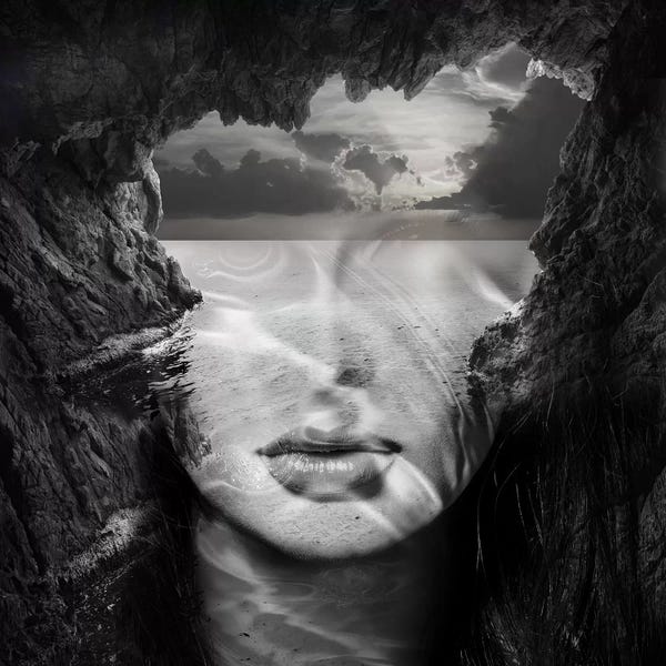 Double Exposure Photography: Rocks by Tatiana Amrein