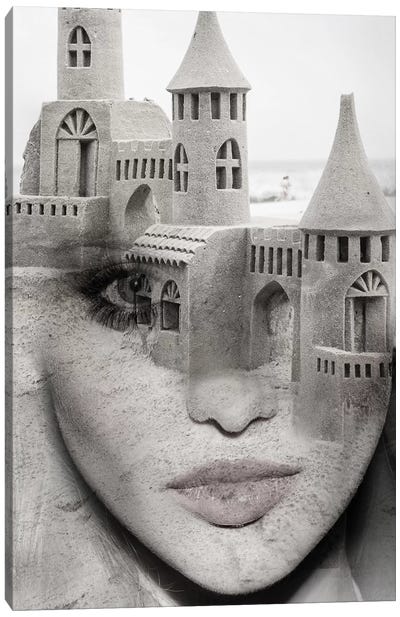 Sand Castle Canvas Art Print - Tatiana Amrein