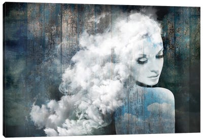 How Sweet To Be A Cloud Canvas Art Print - Tatiana Amrein