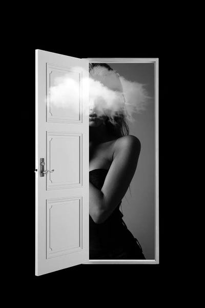 Double Exposure Photography: Next Door Girl by Tatiana Amrein