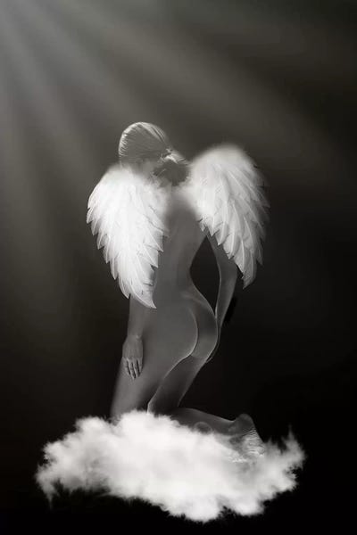 Bathroom Nudes: Angel by Tatiana Amrein