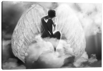 Angel Wings Canvas Art Print - Angel Art