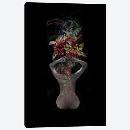 Embossed Vase Canvas Print #AMR65} by Tatiana Amrein Canvas Print
