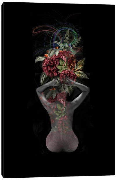 Embossed Vase Canvas Art Print - Tatiana Amrein