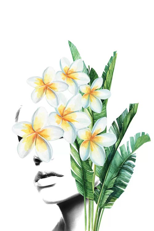 Frangipani Woman by Tatiana Amrein wall art