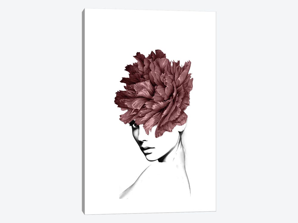 Lady Flower I by Tatiana Amrein 1-piece Canvas Art Print
