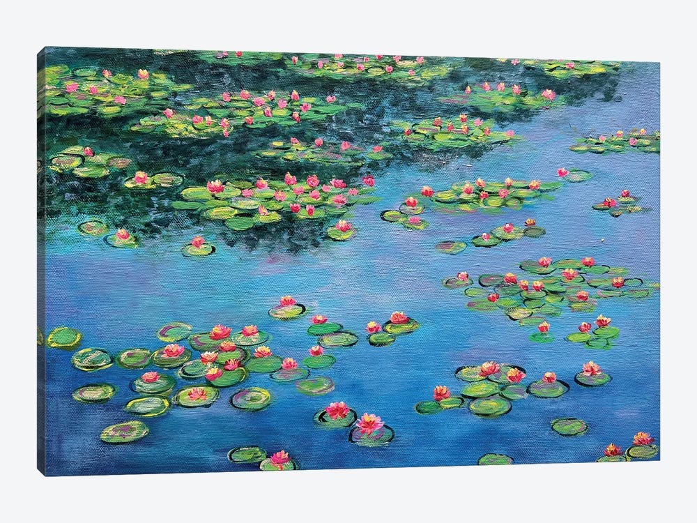 Water Lily Garden by Amita Dand 1-piece Art Print
