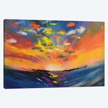 Sky Reflections Canvas Print #AMT11} by Amita Dand Canvas Art Print