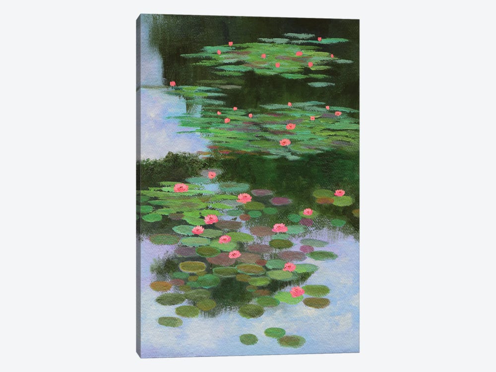Monet's Water Lilies by Amita Dand 1-piece Canvas Wall Art