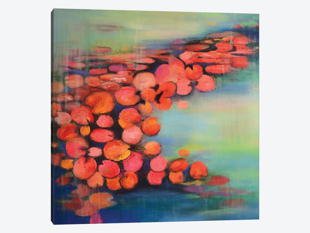 Abstract Pond II by Amita Dand 1-piece Canvas Art