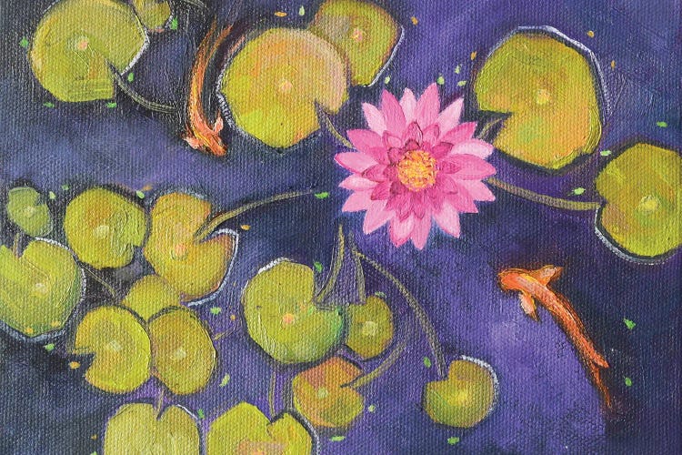 Purple Water Lily