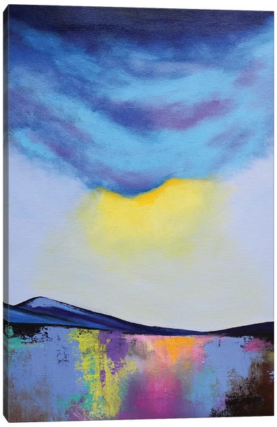 There's Life! Abstract Landscape Canvas Art Print - Amita Dand
