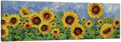 Sunshine Sunflowers Canvas Art Print - Amita Dand