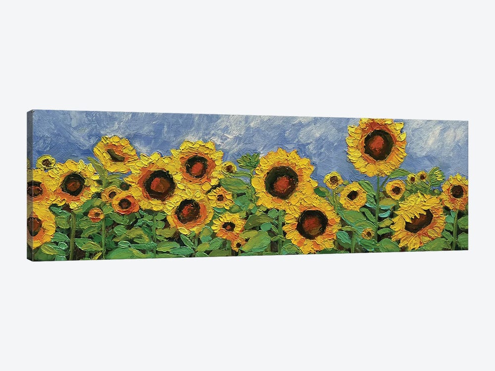 Sunshine Sunflowers by Amita Dand 1-piece Canvas Print