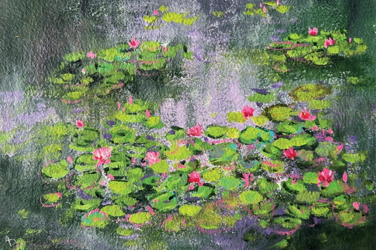 Monet Inspired Water Lilies