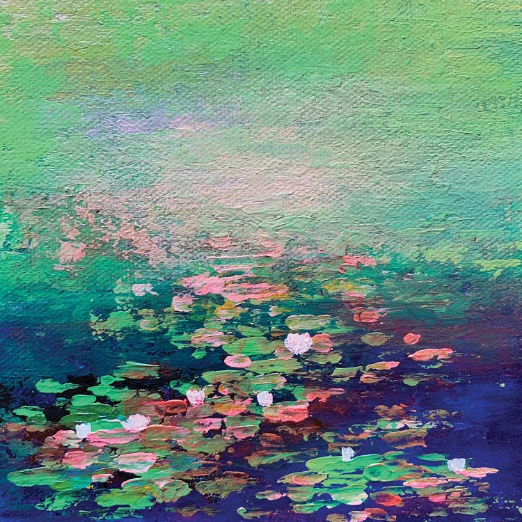 Mini Abstract Water Lilies