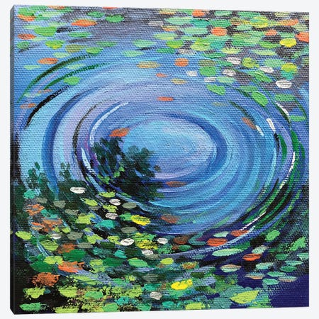 Pond Reflections Canvas Print #AMT92} by Amita Dand Canvas Print