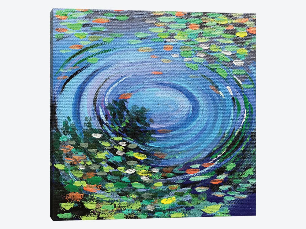 Pond Reflections by Amita Dand 1-piece Canvas Wall Art