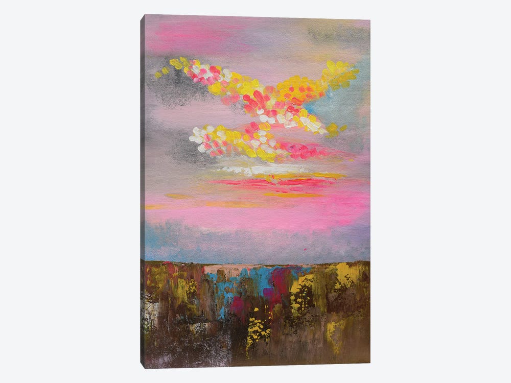 Pink Dreamland by Amita Dand 1-piece Canvas Print