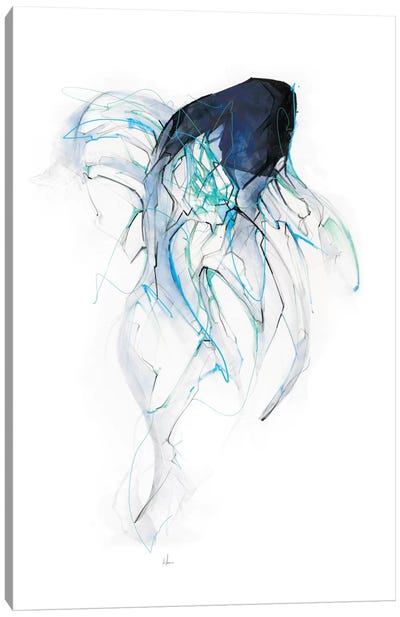 Ghost Fish Canvas Art Print - Sea Life Art