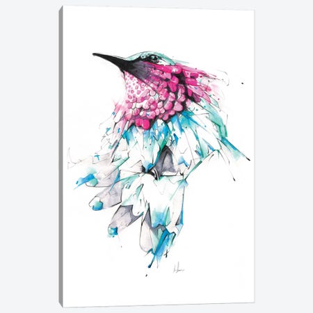 Hummingbird Canvas Print #AMU16} by Alexis Marcou Canvas Art Print