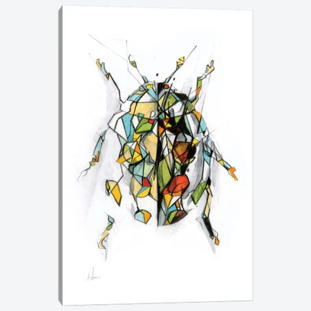 Ladybird Canvas Print #AMU18} by Alexis Marcou Canvas Art