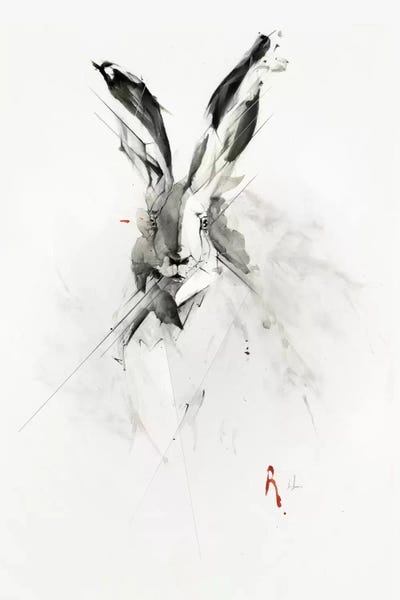 Mr. Rabbit by Alexis Marcou metal wall art