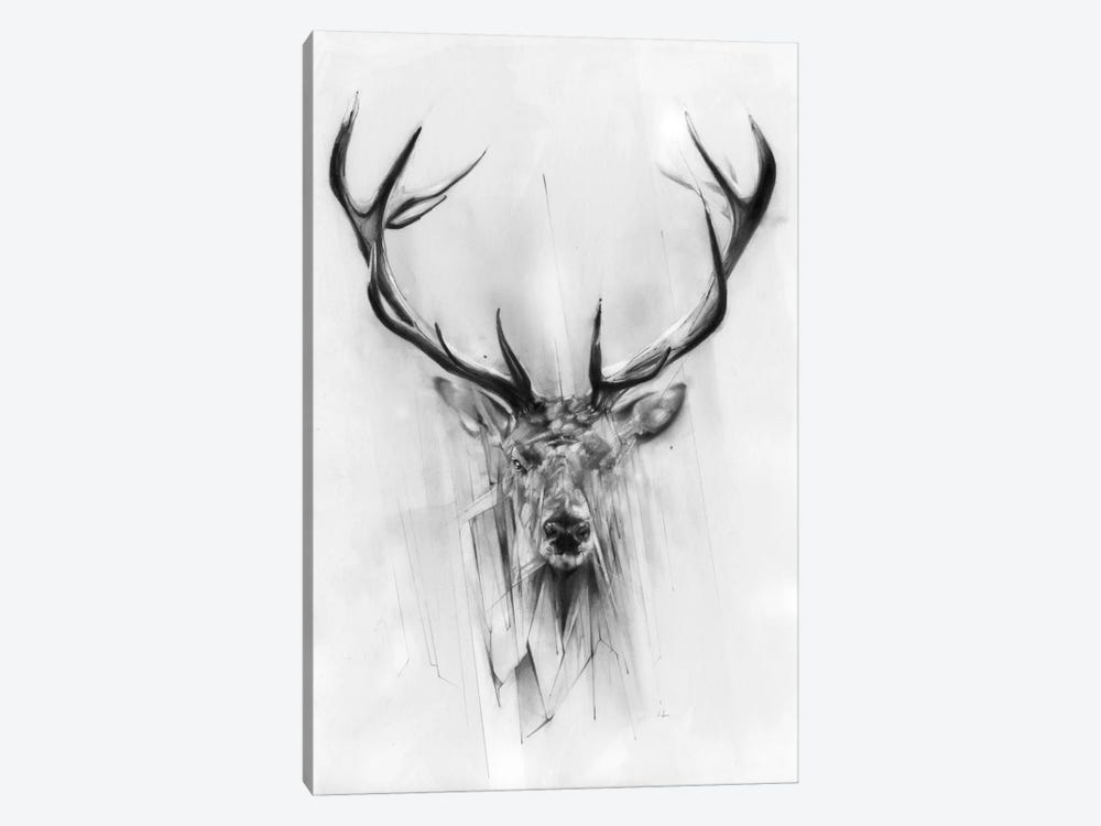 Red Deer by Alexis Marcou 1-piece Canvas Wall Art