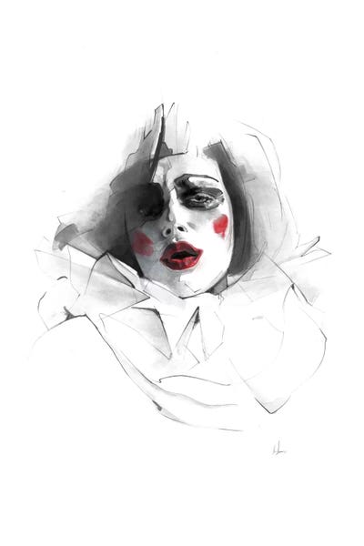 Red Lips by Alexis Marcou gallery poster