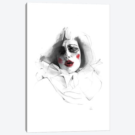 Red Lips Canvas Print #AMU25} by Alexis Marcou Canvas Wall Art