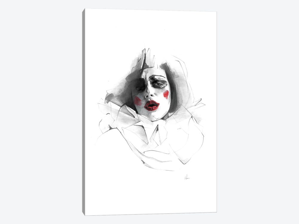 Red Lips by Alexis Marcou 1-piece Art Print