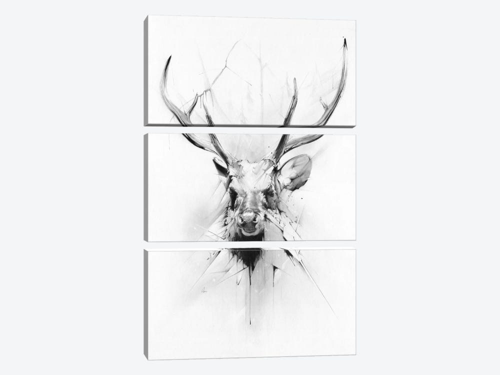 Stag by Alexis Marcou 3-piece Art Print