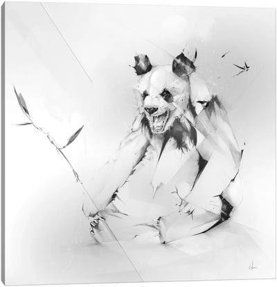 Bad Panda Canvas Art Print - Alexis Marcou
