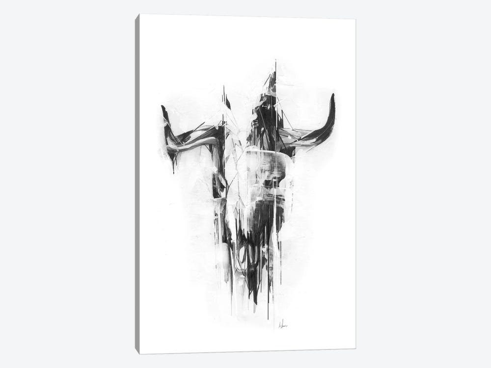 Bull Skull by Alexis Marcou 1-piece Canvas Art Print