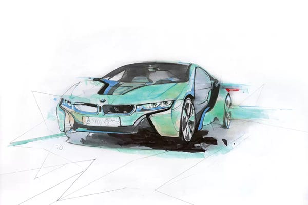 BMW: i8 Green by Alexis Marcou