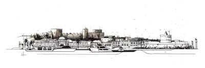 Rhodes by Alexis Marcou multi panel art