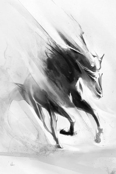 Western Décor: Dark Horse by Alexis Marcou