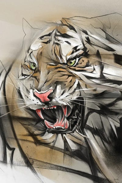 Tigers: Wild Tiger by Alexis Marcou