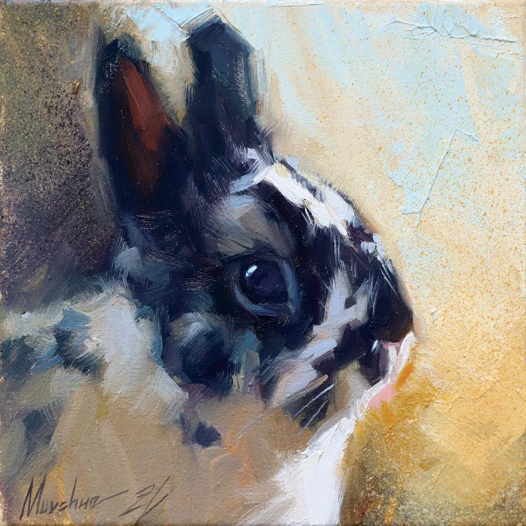 Little Bunny by Alex Movchun wall art